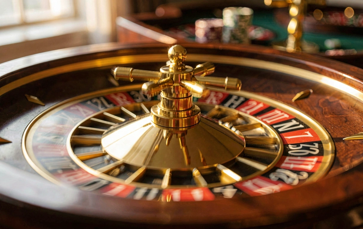 Roulette hjul detalje